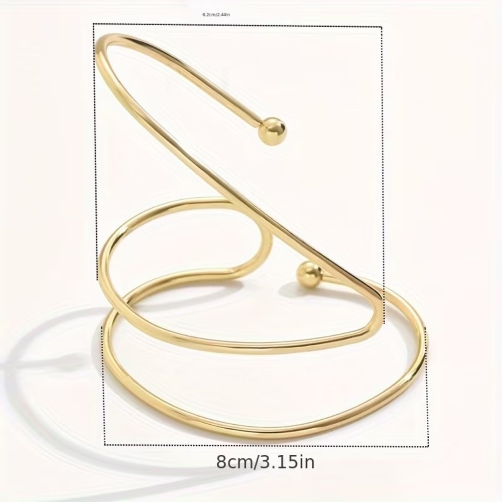 NEW Elegant Gold-Tone Women's Bracelet. Unique Bracelet ⚜️ A5-165 - Picture 5 of 5